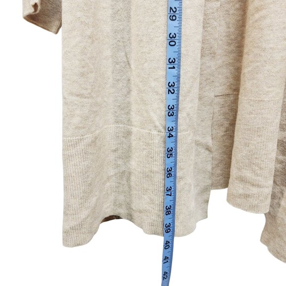 Ava & Viv Womens Plus Size 2X Lightweight Beige Open-Front Cardigan Sweater - Picture 5 of 5